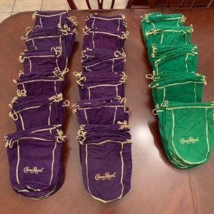 Crown Royal Bags-170 sold as a Lot